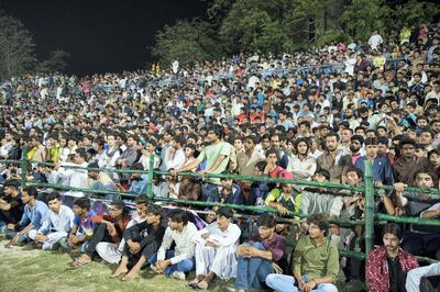 The Depalpur Premier league final took place last month in Pakistan’s Punjab province, and attracted more than 10,000 spectators. Courtesy Usman Yaseen