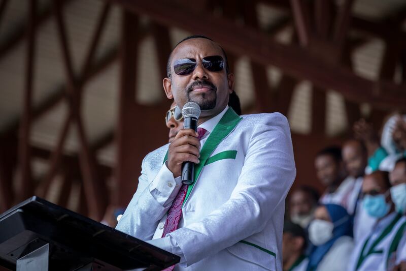 Ethiopian Prime Minister Abiy Ahmed is reported to have joined the front line in fighting against rebels forces. AP Photo