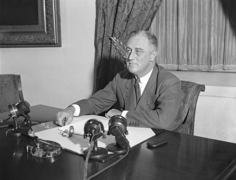 One aspect of Donald Trump’s economic policies, spending on infrastructure, was carried out by President Franklin D Roosevelt in the 1930s as part of the New Deal. AP Photo