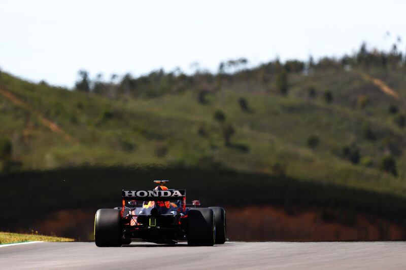 Max Verstappen during qualifying on Saturday. Getty