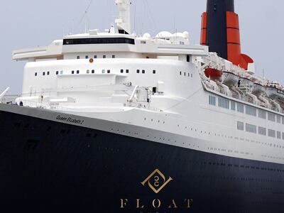 Float Dubai will open on the top deck of the 'QE2'. Photo: Float Dubai