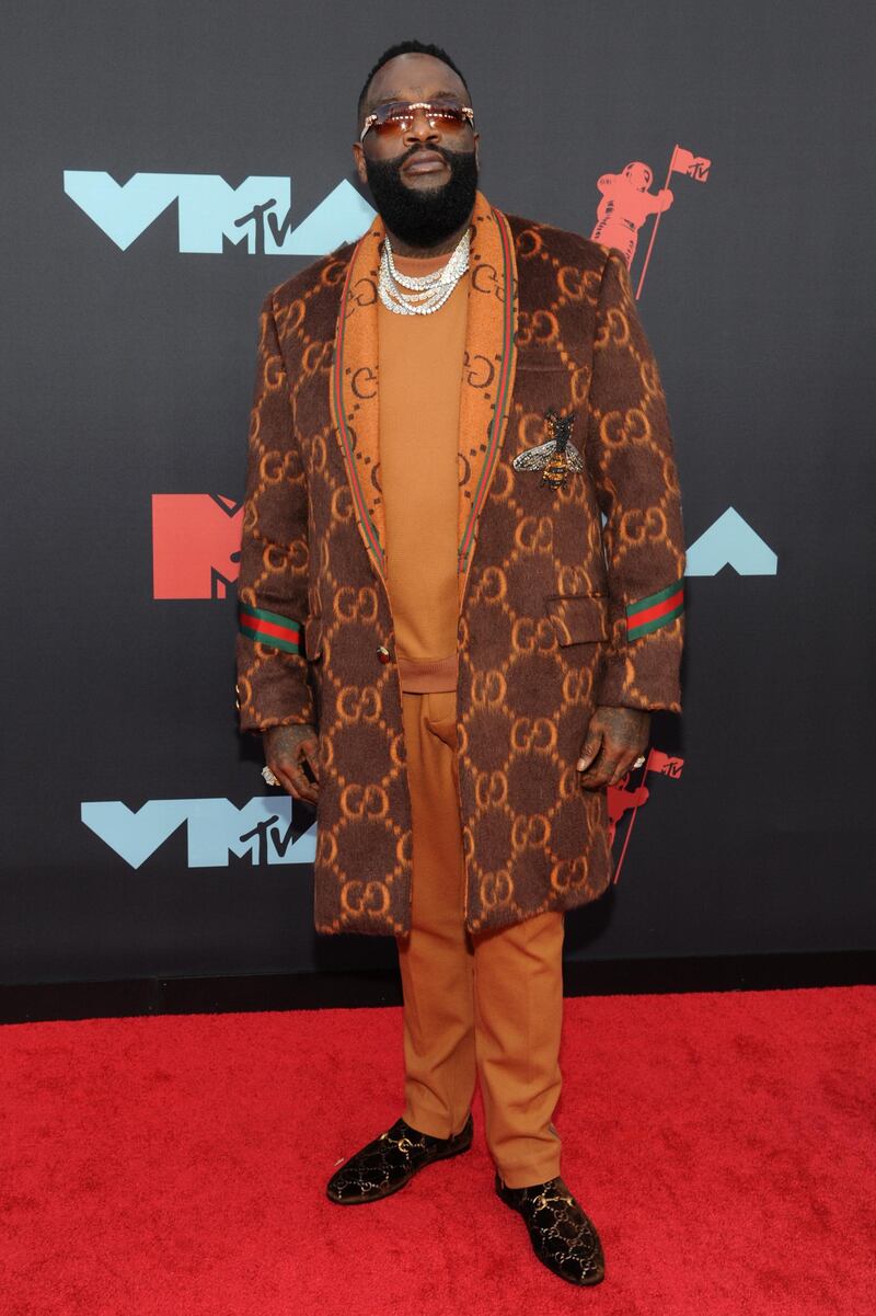 Rick Ross arrives at the MTV Video Music Awards on Monday, August 26. EPA