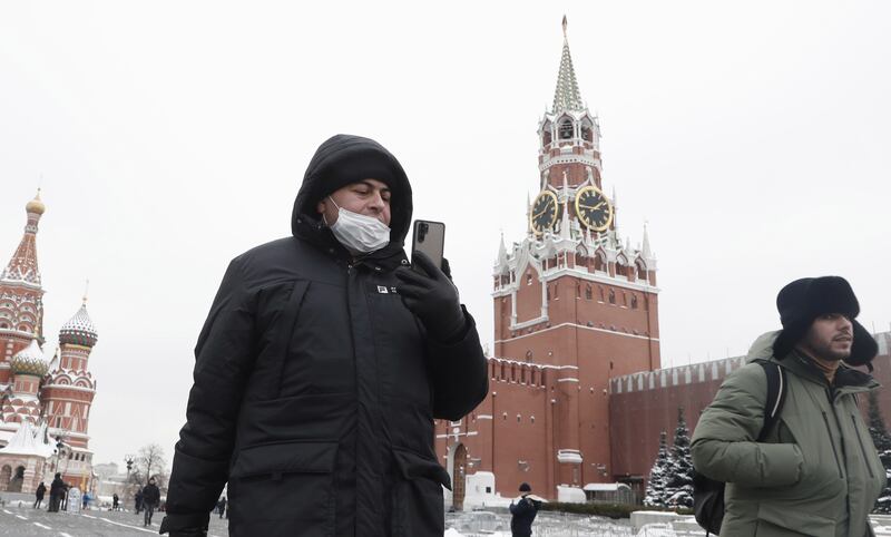 The Red Square in Moscow last week. EPA