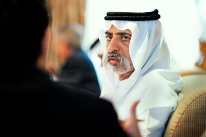 Abu Dhabi,  United Arab Emirates ---  January 22, 2011  ---  Sheikh Nahyan bin Mubarak, president of Zayed University and Minister of Higher Education and Scientific Research. Photo taken on Saturday, January 22, 2011.   ( DELORES JOHNSON / The National )