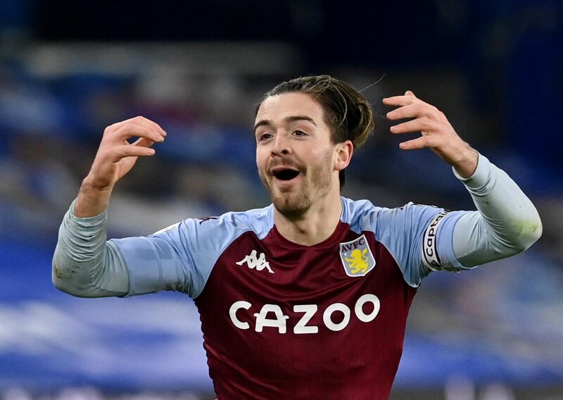 Jack Grealish is the highest paid player at Aston Villa with a weekly pay packet of £120,000 a week. Reuters