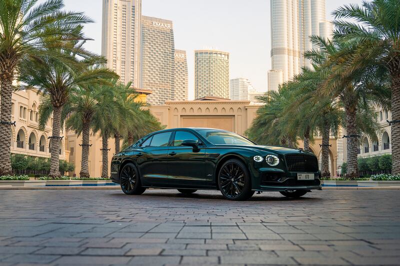 The Bentley Flying Spur speed in Dubai. All photos: Al Habtoor Motors