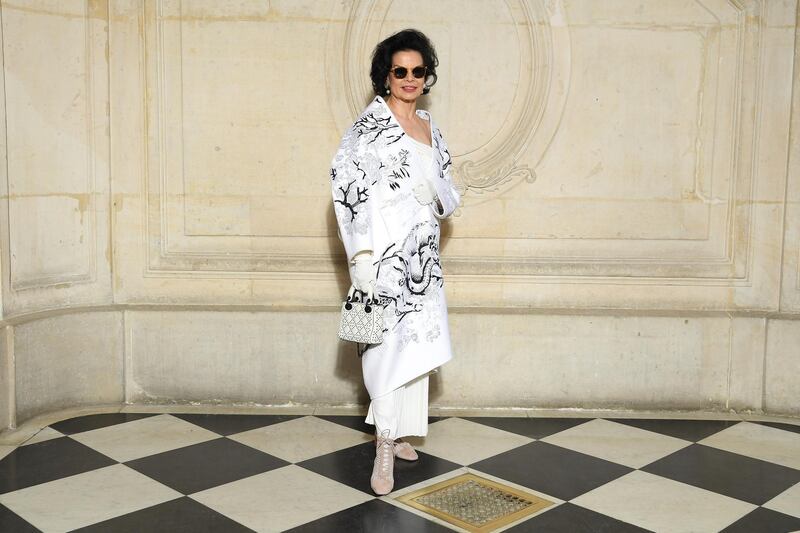 Bianca Jagger at Dior (Photo by Pascal Le Segretain/Getty Images)