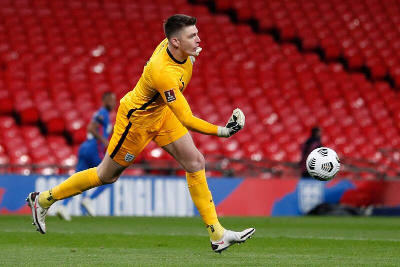 ENGLAND RATINGS: Nick Pope - 6, Had hardly anything to do so it’s difficult to give him a rating that’s any higher. AFP