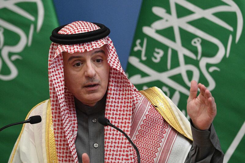 Saudi Minister of State for Foreign Affairs, Adel Al Jubeir. AFP
