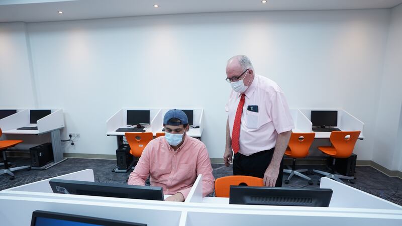 A student participates in the programme. Photo: American University of Ras Al Khaimah