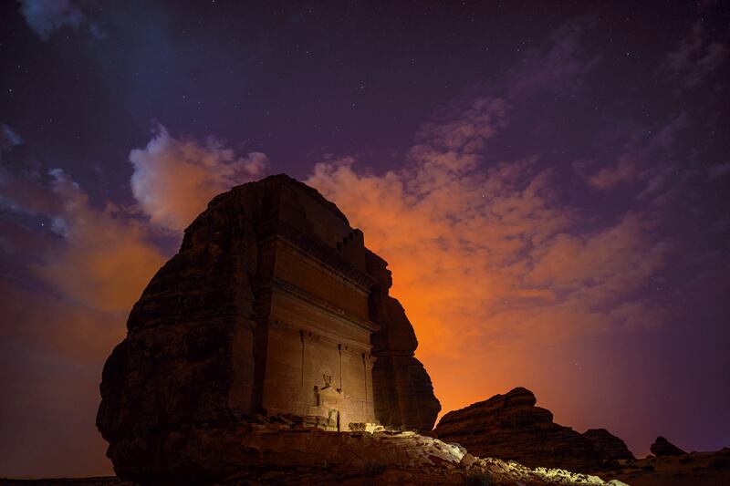 An image of the Unesco Heritage site Hegra at night by Gilles Bensimon. The fashion photographer has captured AlUla in a new book titled 'A Dream of AlUla'. All photos: Gilles Bensimon