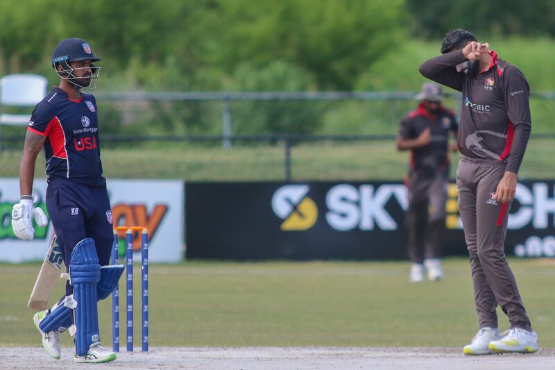 Ahmed Raza, the UAE captain, took three wickets but was left disappointed after his side lost by four wickets for the second time in two days, against United States in Texas. 