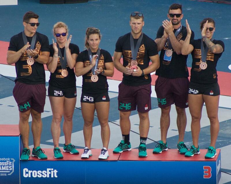 The Yas Crossfit team went to California and posted third place in competition, a first for the UAE. Courtesy Vogue Fitness