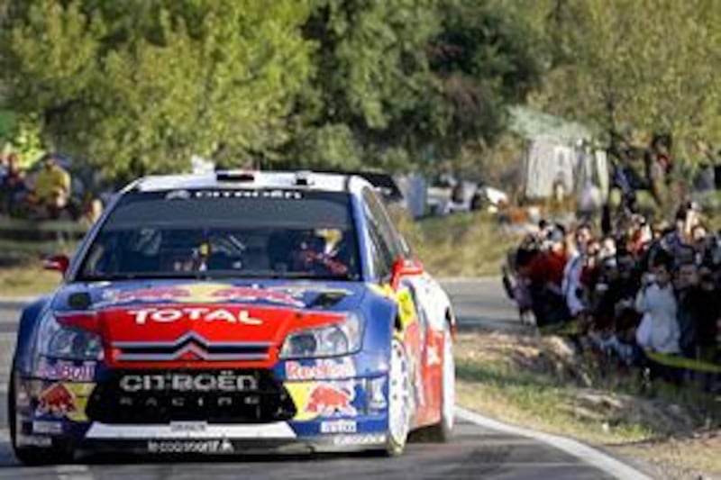 Sebastien Loeb's effortless victory in Rally Spain blew the World Rally Championship title race wide open yesterday.