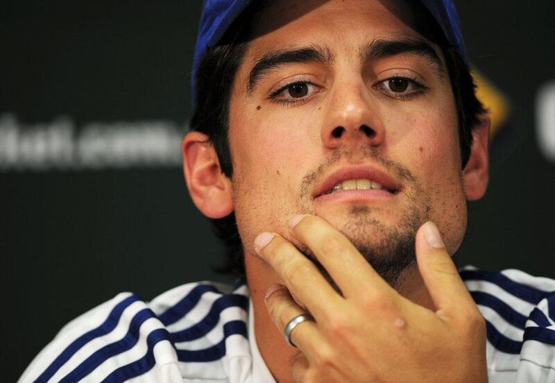 The third Ashes Test in Perth will be Alastair Cook's 100th Test cap with England. Greg Wood / AFP
