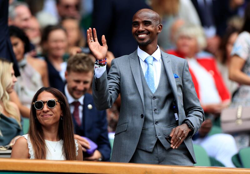 Olympian Sir Mo Farah. PA