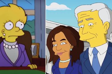 Did 'The Simpsons' predict the future with Vice President Kamala Harris's inauguration outfit, and the Biden-Harris partnership? 