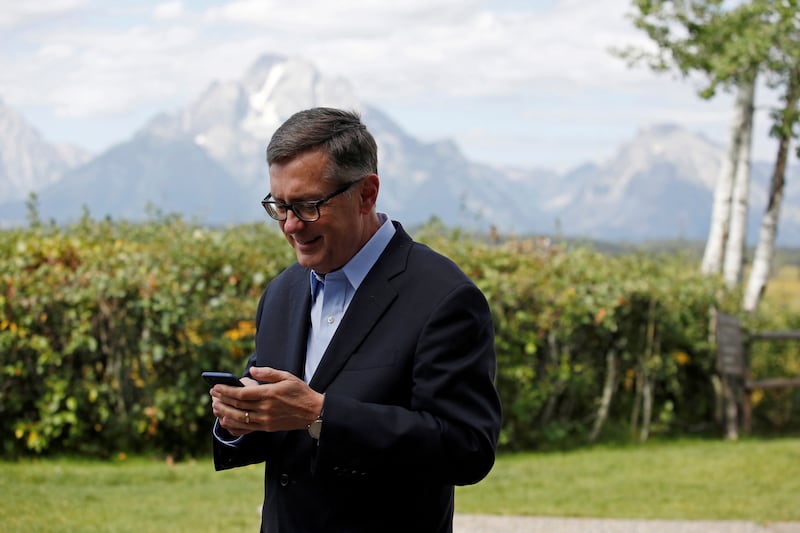 Former Federal Reserve vice chairman Richard Clarida at the  2019 Jackson Hole symposium. Reuters