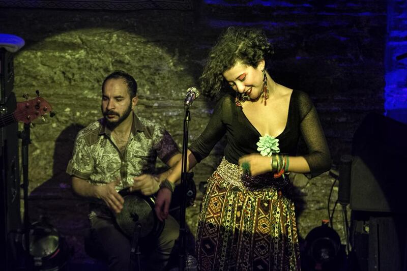 Ozgur Cakirlar and Melike Sahin of Baba Zula, Redferns