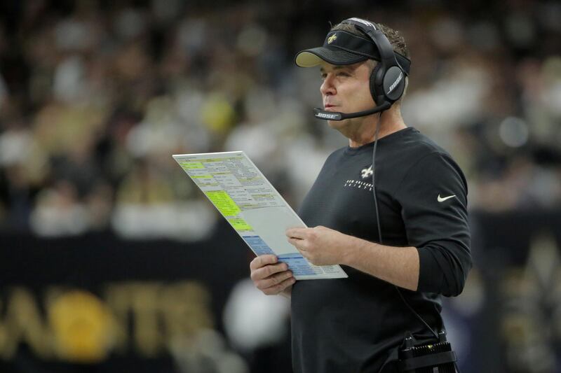 New Orleans Saints head coach Sean Payton has tested positive for Covid-19. USA TODAY Sports