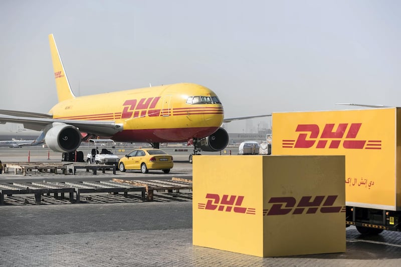 DUBAI, UNITED ARAB EMIRATES. 01 November 2017. DHL Express officially opens a facility extension at Dubai Airport. (Photo: Antonie Robertson/The National) Journalist: Sarah Townsend. Section: Business.