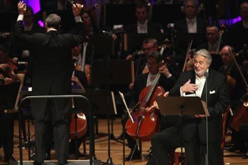 Placido Domingo performed at Emirates Palace.