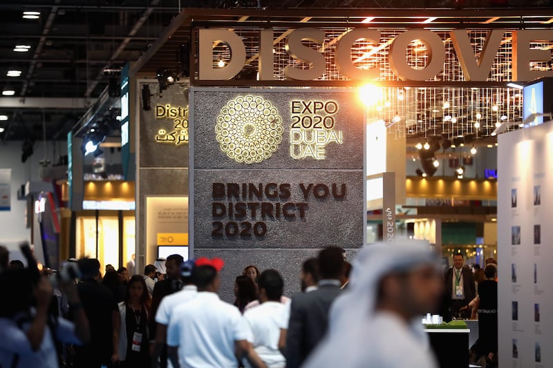 The Expo Dubai 2020 stand.  Francois Nel / Getty Images