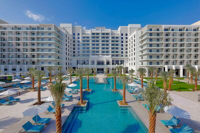 The only hotel to have opened at Yas Bay is perfect for family getaways. Photo: Hilton