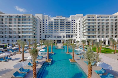 The only hotel to have opened at Yas Bay is perfect for family getaways. Photo: Hilton