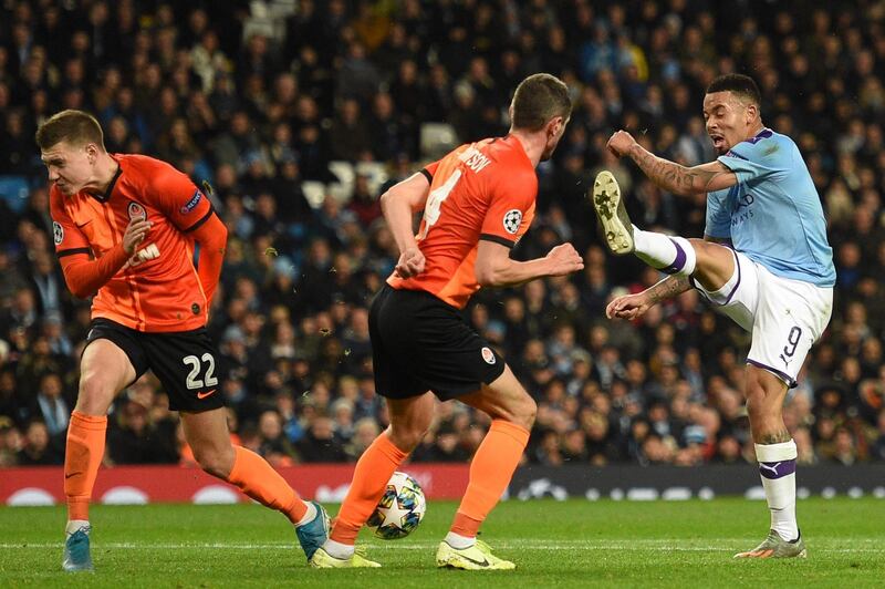 Manchester City's Brazilian striker Gabriel Jesus. AFP