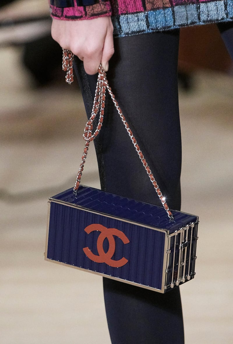 A bag inspired by shipping containers was a highlight of Chanel's 16th Métiers d'Art show