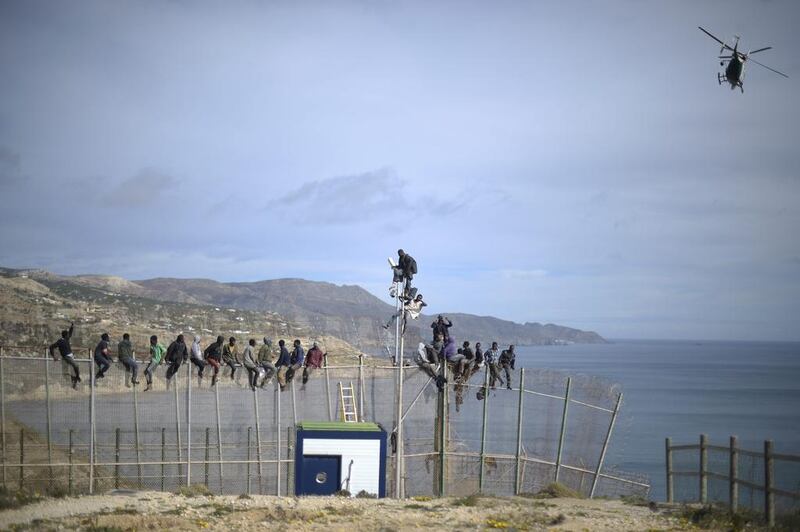 The Spanish enclave of Melilla is a focal point for migrants trying to reach Europe from Africa. Getty Images