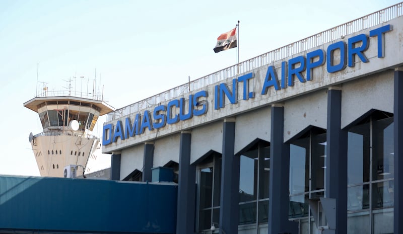 Damascus International Airport is on the outskirts of the Syrian capital. AFP