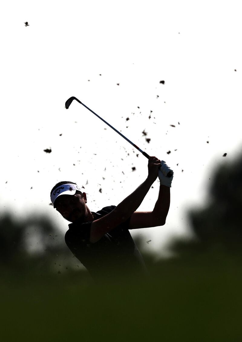 Leader Mike Lorenzo-Vera in action during the second round of DP World Tour Championship. EPA