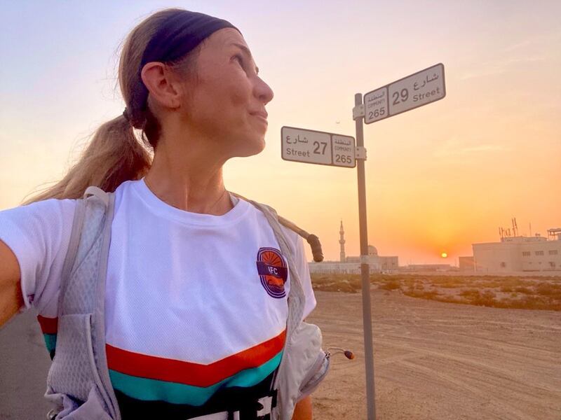 Yasmine Salaam is trying to run every road in Dubai. All photos: Yasmine Salaam