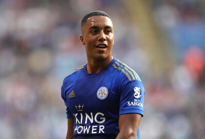 LEICESTER, ENGLAND - AUGUST 02: Youri Tielemans of Leicester City during the Pre-Season Friendly match between Leicester City and Atalanta at The King Power Stadium on August 02, 2019 in Leicester, England. (Photo by Alex Pantling/Getty Images)