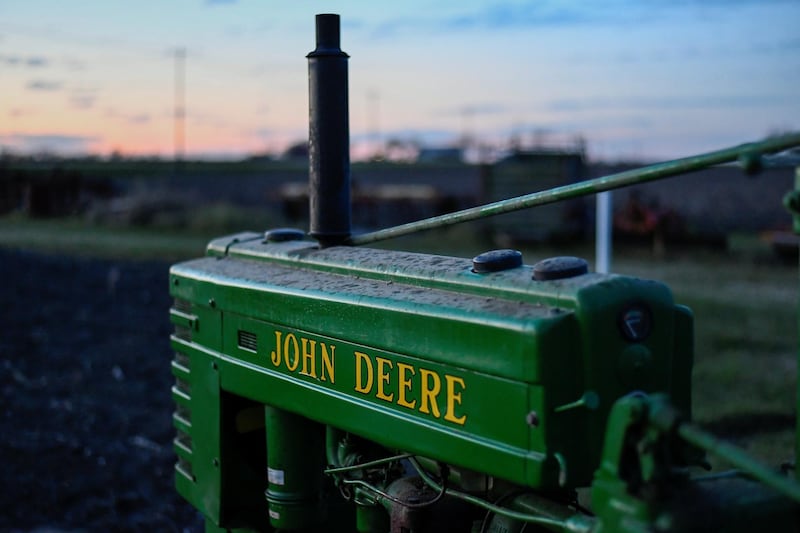 FILE PHOTO: A 1941 Model H John Deere tractor is photographed at a farm in Hutto, Texas, U.S., February 16, 2017. REUTERS/Mohammad Khursheed/File Photo                        GLOBAL BUSINESS WEEK AHEAD   SEARCH GLOBAL BUSINESS 20 NOV FOR ALL IMAGES