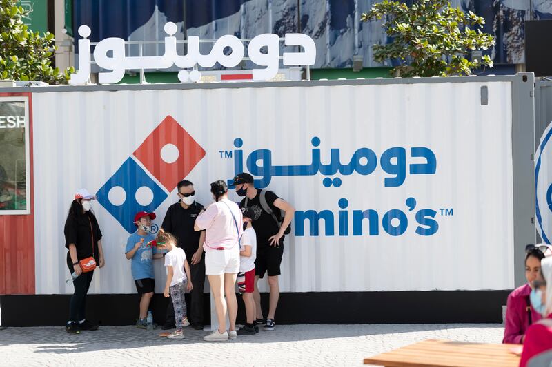 Domino’s, highly commended, Favourite Fast Food Restaurant, Expo Eats Awards. Photo: Antony Fleyhan / Expo 2020 Dubai