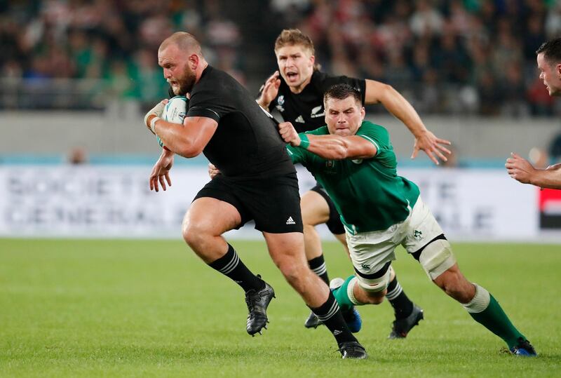 1. Joe Moody (New Zealand). It might not be his primary role, but Moody was even good with ball in hand against the Irish, making one telling run in his own 22, and one in attack, too. AFP