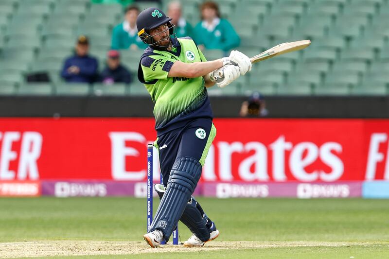 Andrew Balbirnie scored a fifty for Ireland. Getty