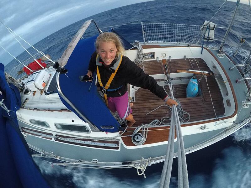 PPL PHOTO AGENCY - COPYRIGHT FREE
Tel: +44 (0)7768 395719. 
ppl@mistral.co.uk
Photo Credit: Susie Goodall/Golden Globe Race/PPL
***British solo yachtswoman Susie Goodalll (27) is an offshore and ocean sailing instructor working up in the higher latitudes, who has been sailing since the age of three. She has bought the Rustler 36 ARIADNE, in which she is currently finishing a solo Atlantic circuit, having sailed from the UK in late 2016 down to the Canaries and on to Antigua. She arrived in the Azores early April and will shortly be heading back to the UK, where Rustler Yachts in Falmouth will start the major refit work in preparation for the 2018 Golden Globe Race
Visit: http://susiegoodall.co.uk