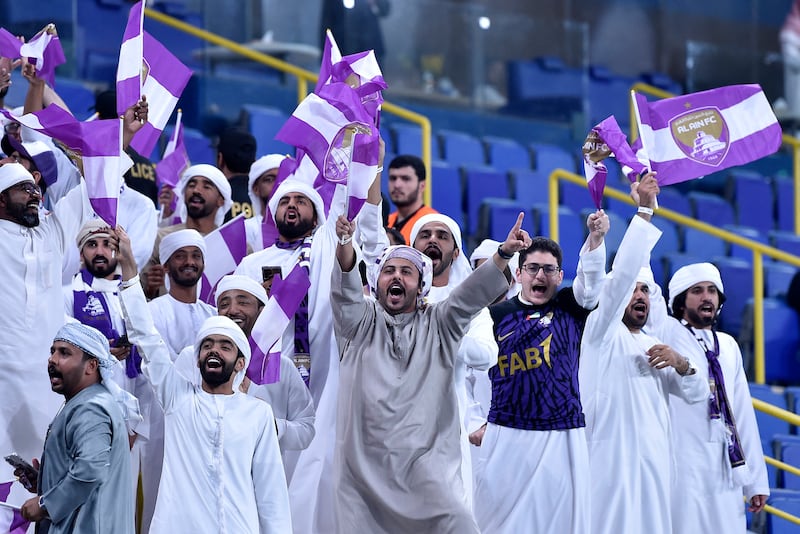 Al Ain fans before the match. Reuters