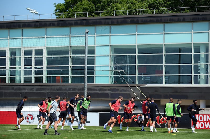 A general view of an England training session at St Georges Park. Alex Livesey / Getty Images