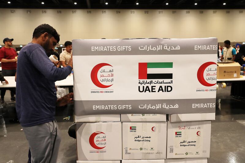 The initiative was part of the UAE's Bridges of Giving campaign, led by Emirates Red Crescent

