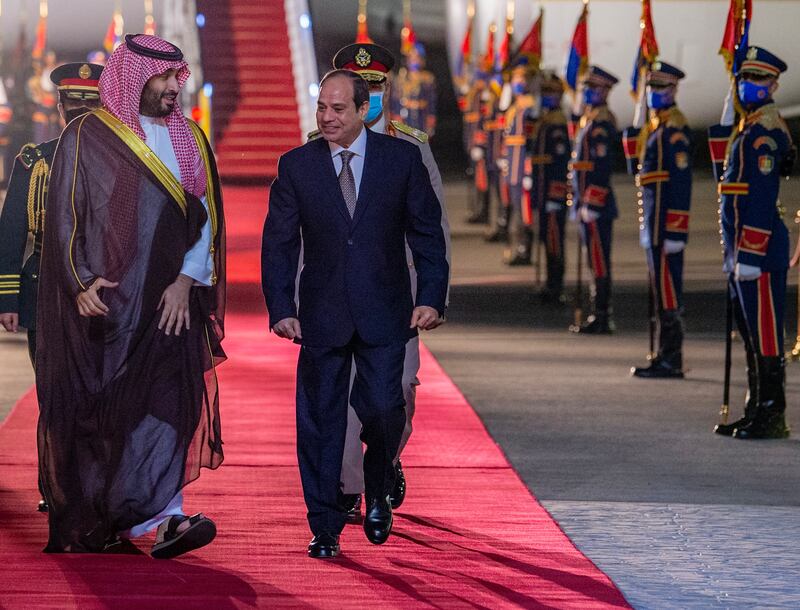 Prince Mohammed will also visit Jordan and Turkey. EPA