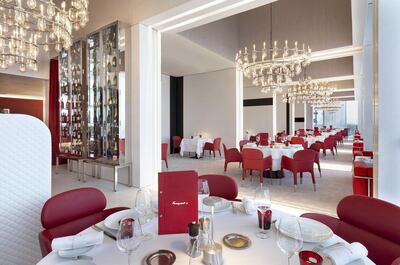 Fouquet's Abu Dhabi's interiors make for a romantic setting. Courtesy Fouquet's