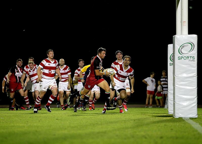 Dubai, April 27, 2018: UAE v Gibraltar in action during the international friendly match at the Dubai Sports City in Dubai. Satish Kumar for the National / Story by Paul Radley