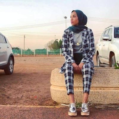 Of her deep connection with Sudan, Asma Elbadawi, above in Khartoum, says: 'It's very difficult to explain, to visit a part of the world where people look like you, speak the same dialect and laugh at the same jokes because at their core they have similar experiences to you.' Courtesy Asma Elbadawi