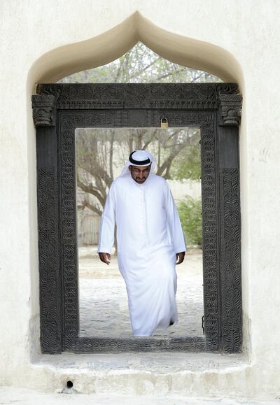 Hatta, United Arab Emirates - July 22, 2018: Mr Bakheet Salim. A neighbourhood story about Hatta. General views of Hatta heritage village. Sunday, July 22nd, 2018 in Hatta. Chris Whiteoak / The National