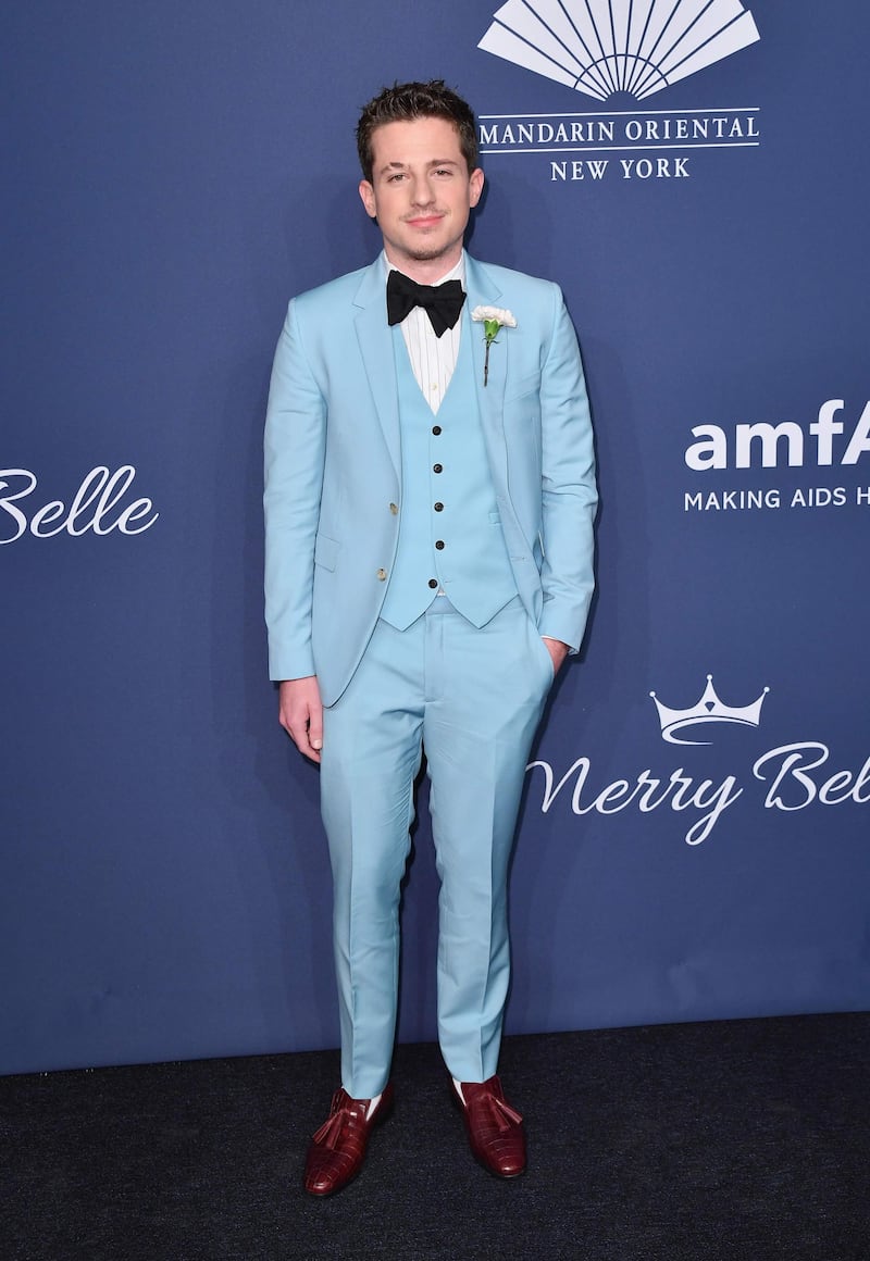 Charlie Puth attends the Amfar Gala New York Aids research benefit at Cipriani Wall Street on February 5, 2020. AFP